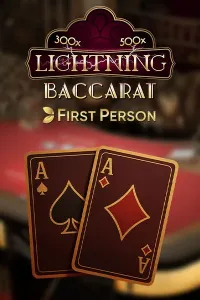lightning baccarat 2 game logo